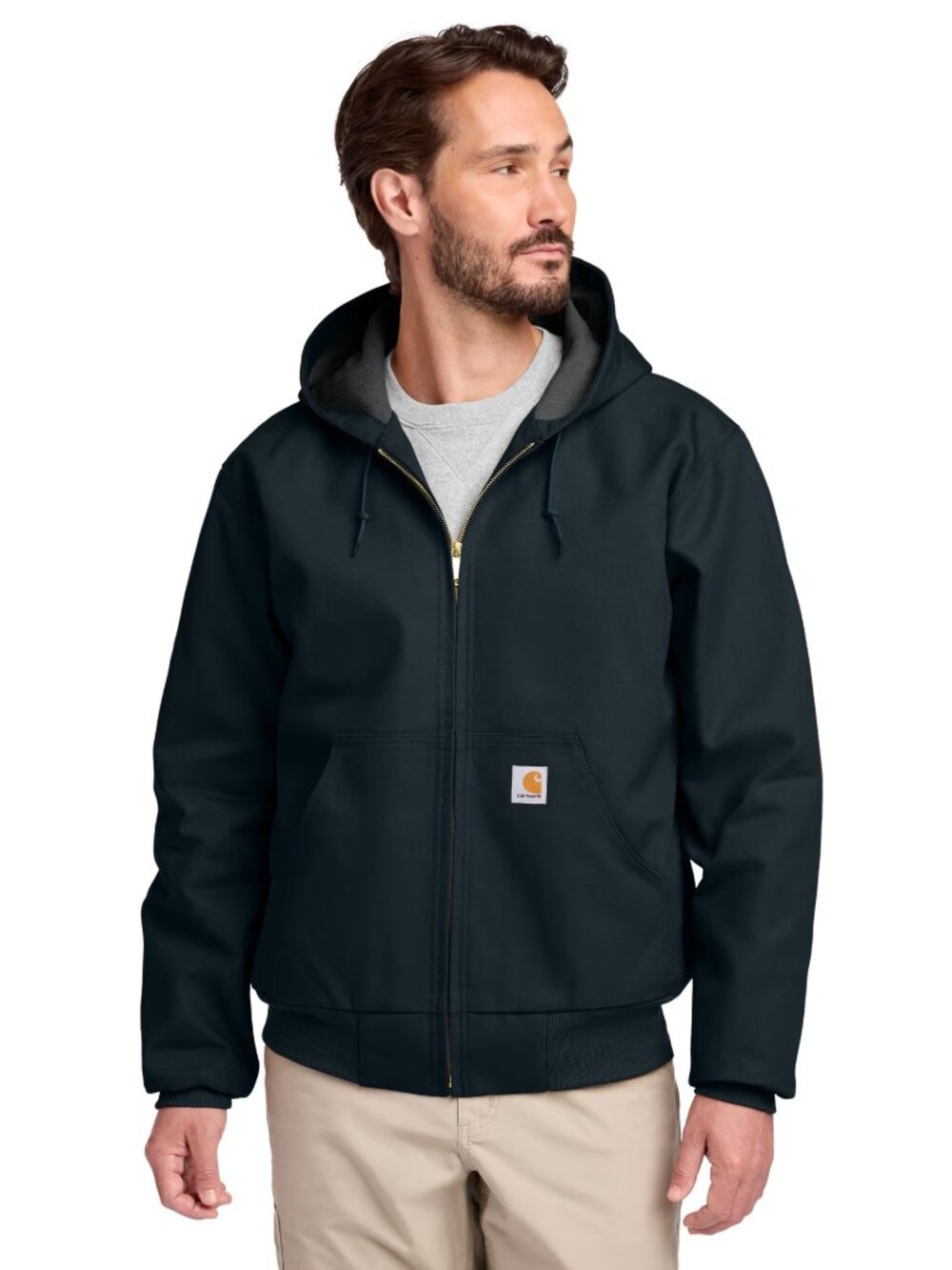 Carhartt Thermal-Lined Duck Active Jacket Mens Size 3XL Blue Dark Navy CTJ131